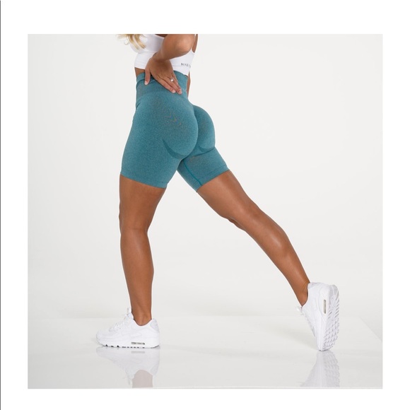NVGTN Pants - NVGTN Teal Biker Shorts